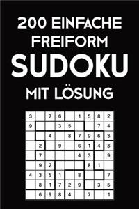 200 Einfache Freiform Sudoku Mit Lösung