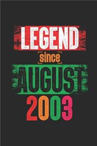 Legend Since August 2003