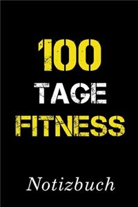 100 Tage Fitness Notizbuch