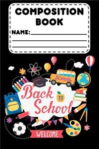 Composition Book Back To School Welcome