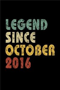 Legend Since October 2016