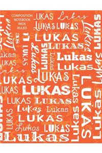 Lukas Composition Notebook Wide Ruled