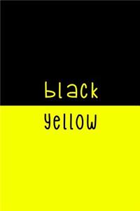 Black. Yellow.