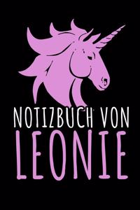 Notizbuch Von Leonie