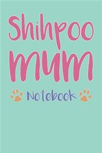 Shihpoo Mum Composition Notebook of Shih Tzu Poodle Dog Mum Journal