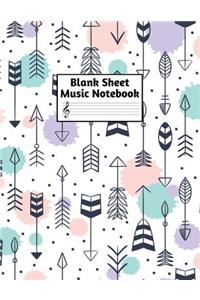 Blank Sheet Music Notebook