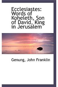 Ecclesiastes