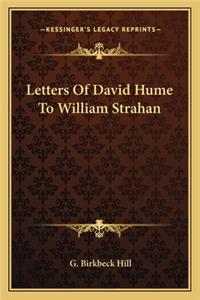 Letters of David Hume to William Strahan