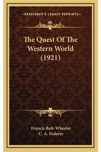 The Quest of the Western World (1921)