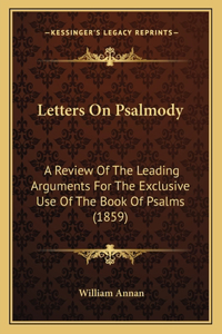 Letters On Psalmody
