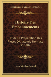 Histoire Des Embaumements