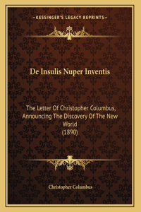De Insulis Nuper Inventis