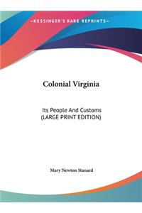 Colonial Virginia