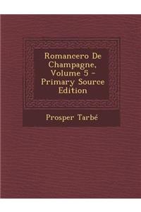 Romancero de Champagne, Volume 5