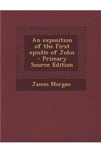 An Exposition of the First Epistle of John - Primary Source Edition