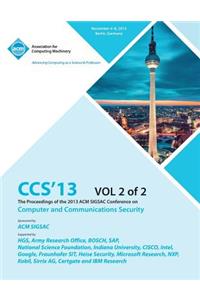 CCS 13 The Proceedings of the 2013 ACM SIGSAC Conference on Computer and Communications Security V2