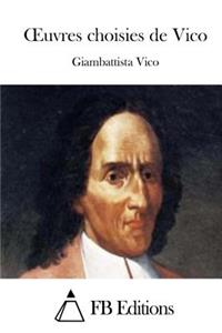Oeuvres choisies de Vico
