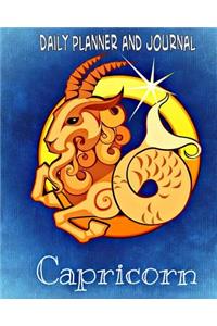 Daily Planner and Journal (Quick Appointment-Task Section) Capricorn