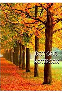 Dot Grid Notebook Autumn: 110 Dot Grid Pages