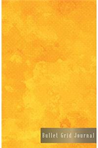 Bullet Grid Journal: Golden Orange Shade Cover, 5.5 X 8.5, 110 Dot Grid Pages, Perfect Designed for Bullet Journaling