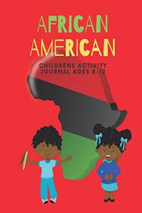 African American Childrens Activity Journal 8-12