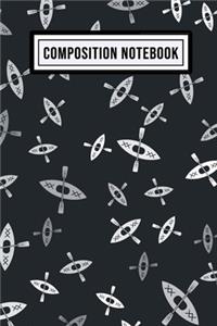 Canoe Wide Ruled Composition Notebook