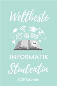 Weltbeste Informatik Studentin 2020 Kalender