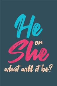 He or She what will it be