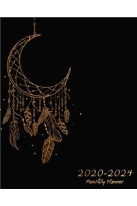 Monthly Planner 2020-2024