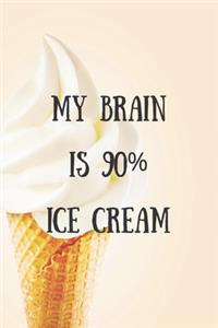 My Brain Is 90% Ice Cream