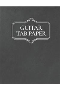 Guitar Tab Paper