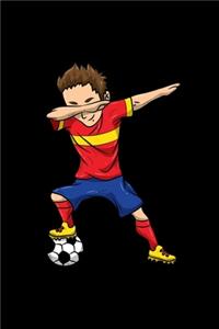 Dabbing Soccer Player