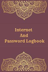Internet And Password Logbook