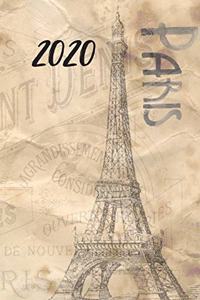2020 Termin-Kalender DIN A5 Paris