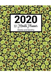 2020 12-Month Planner Weekly & Monthly