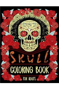 Skull Coloring Book for Adults