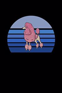 Poodle Retro Blue