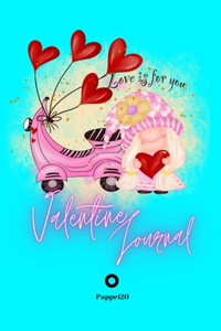 Valentine Journal for girls ages 8+ Diary Girl Diary Journal for teenage girl Dot Grid Journal 6x9 Inches