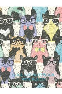 Cool Cat Notebook Wide Ruled