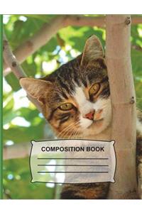 Cat in the Tree Composition Book