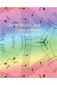 Sheet Music and Songwriting Journal