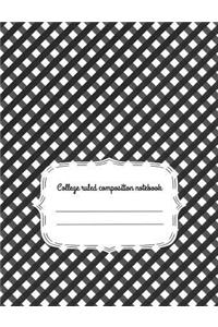 College Ruled Composition Notebook