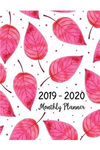 2019-2020 Monthly Planner