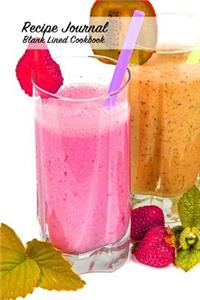 Recipe Journal Blank Lined Cookbook