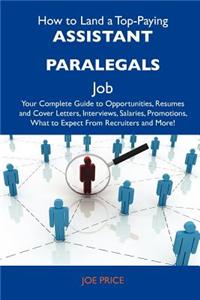 How to Land a Top-Paying Assistant Paralegals Job