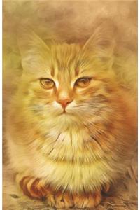 Bullet Journal for Cat Lovers Tabby in the Hay