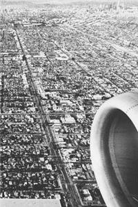 Los Angeles from an Airplane-Black & White