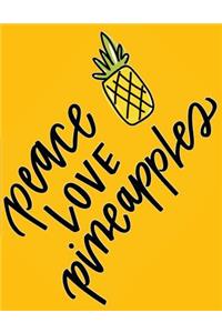 2017, 2018, 2019 Weekly Planner Calendar - 70 Week - Pineapple