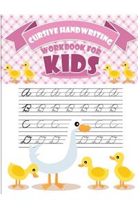 Cursive handwriting workbook for kids