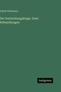 Die Feststellungsklage